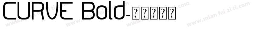 CURVE Bold字体转换